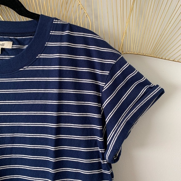 NWOT Madewell Tina Stripe T-Shirt Dress - Picture 2 of 4